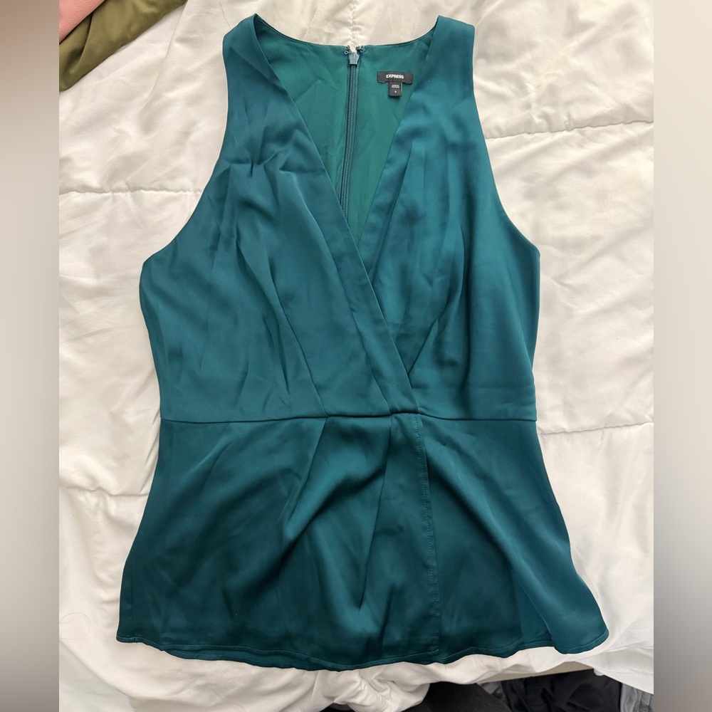 Express Teal blouse small